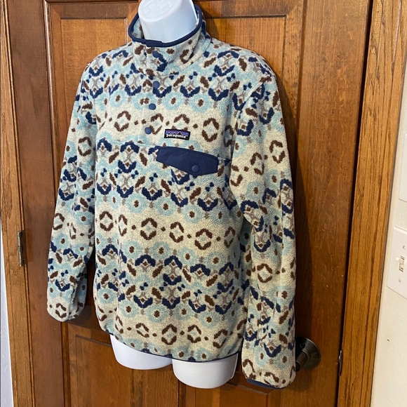 Patagonia Synchilla Snap-T Fleece "Tundra Cluster" pattern Outdoor Size X Small - Picture 5 of 12